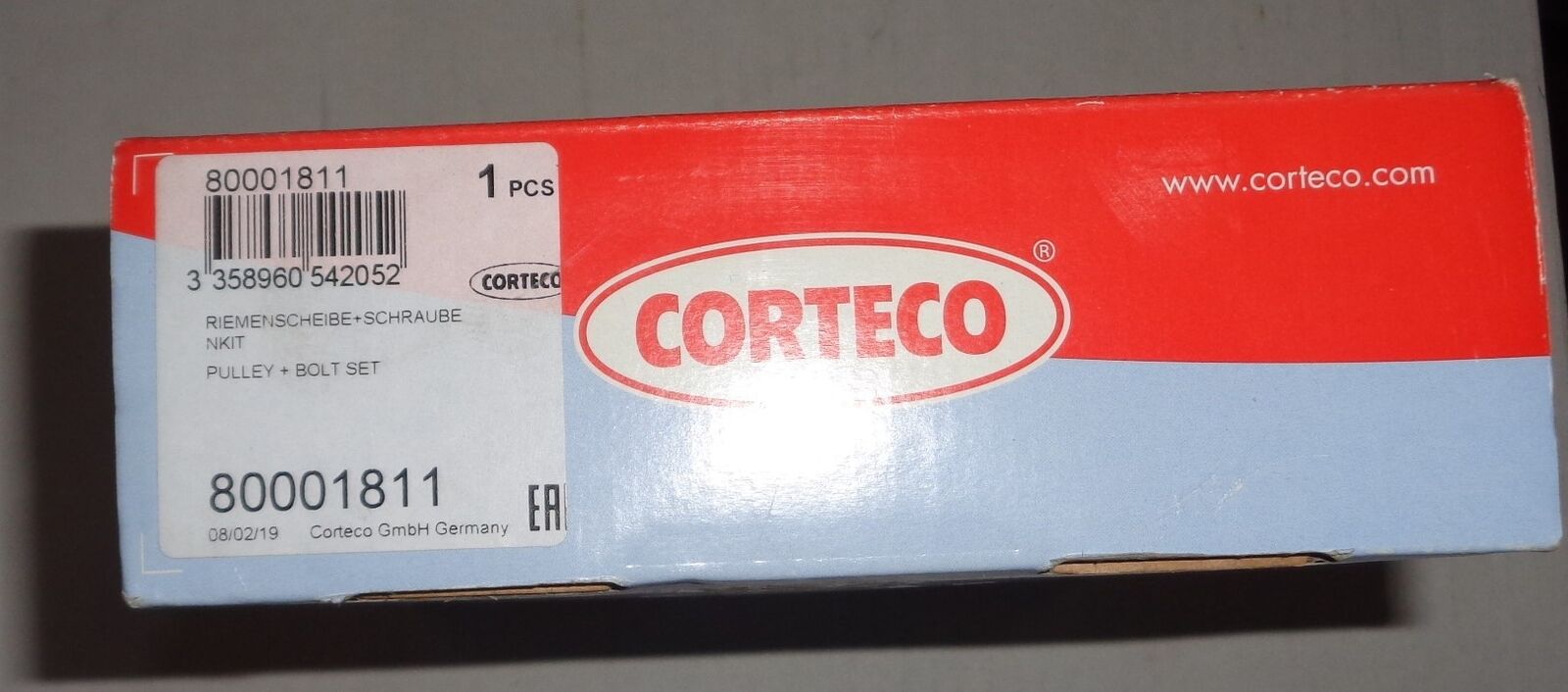 80001811 CORTECO Puleggia cinghia albero a gomiti PER FIAT LANCIA CITROEN PEUGEO