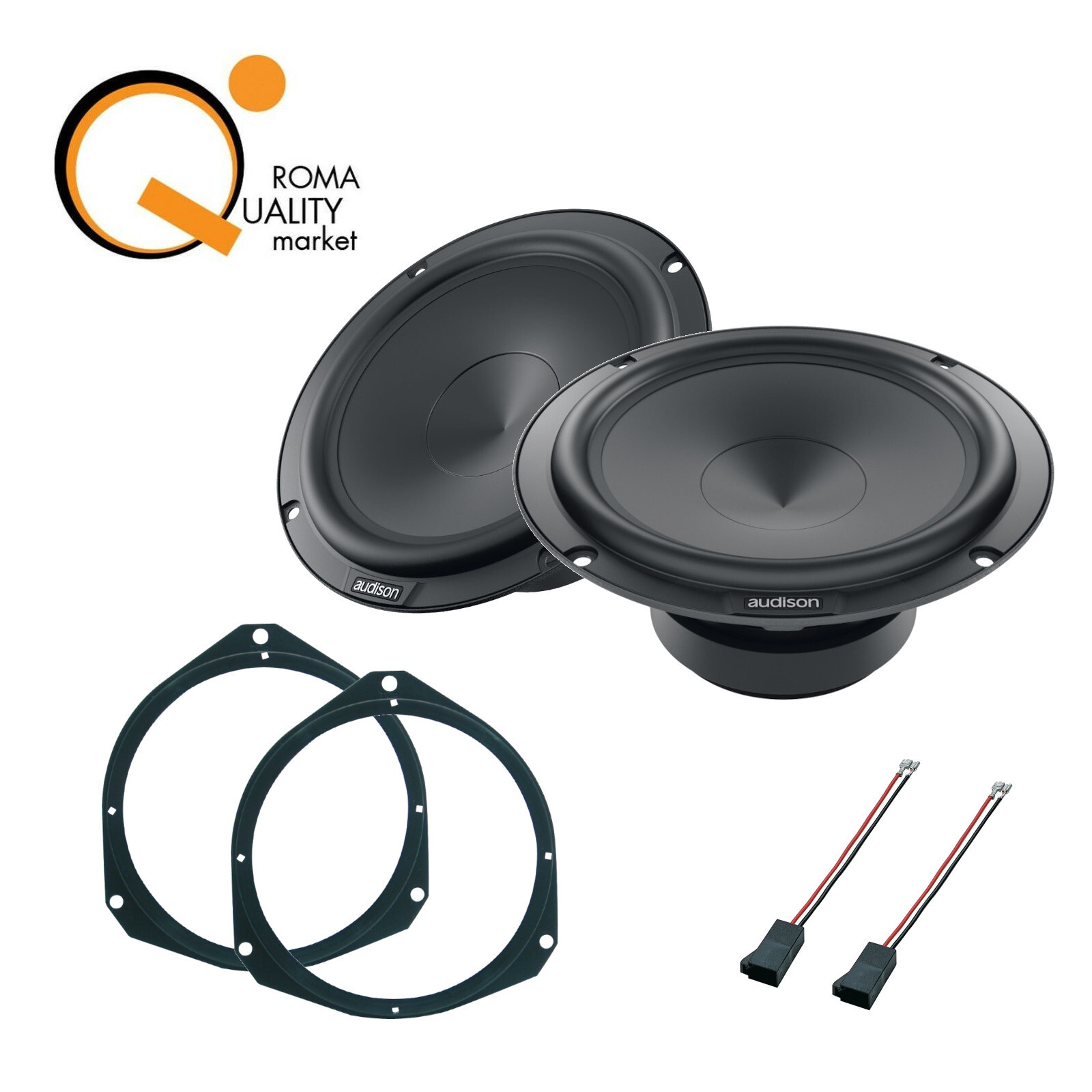 AUDISON AP 6.5 P Woofer Auto Casse fit FIAT Ducato da 2006 Anteriori AP6.5P