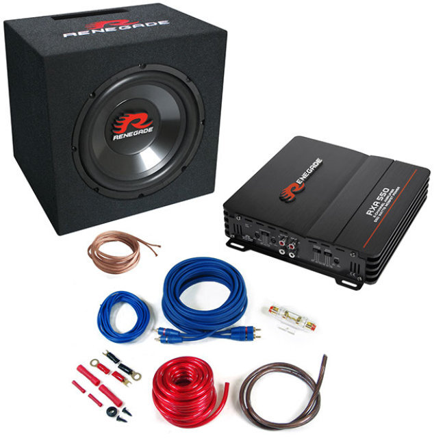 Renegade RBK550XL Kit Subwoofer + Amplificatore + Cablaggi -  - Renegade