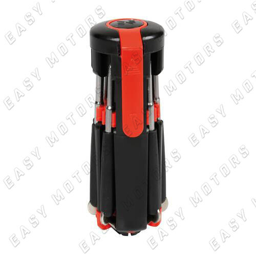 Multi-Use 8 in 1 set giraviti con torcia a Led