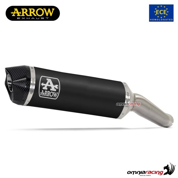 Arrow exhaust Urban aluminum dark approved for Yamaha Tricity 300 2021-2022