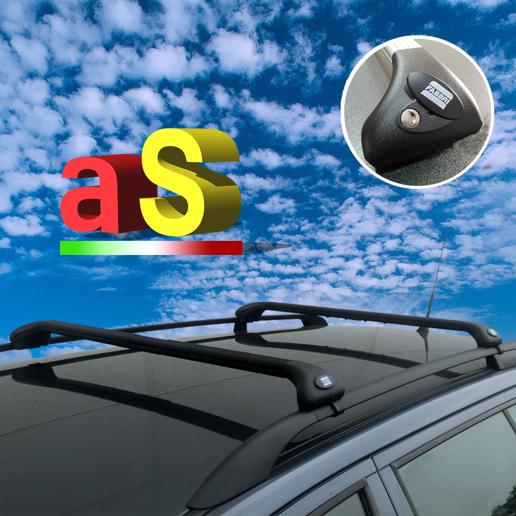BARRE PORTATUTTO STANDARD VIVA2 PER FIAT PANDA CROSS 2017 NERO