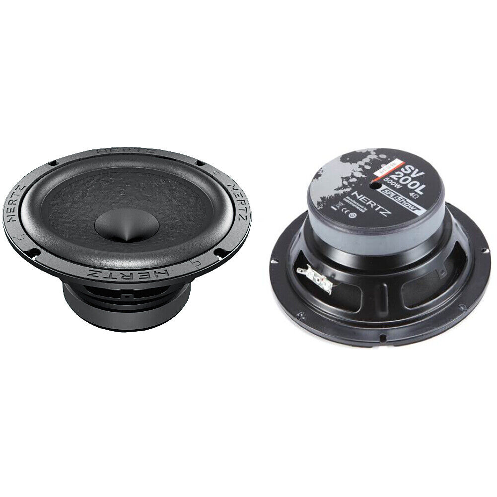 2 WOOFER HERTZ SV200L SV 200L da 8" 250 watt rms + cappellino + 3 stickers