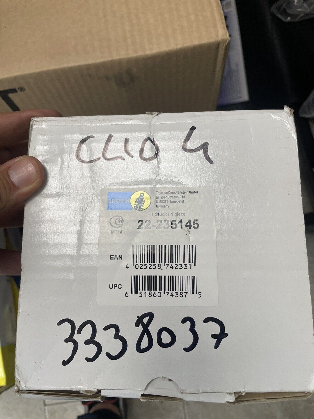 KIT 2 AMMORTIZZATORI ANTERIORI BILSTEIN RENAULT CLIO IV 2012->