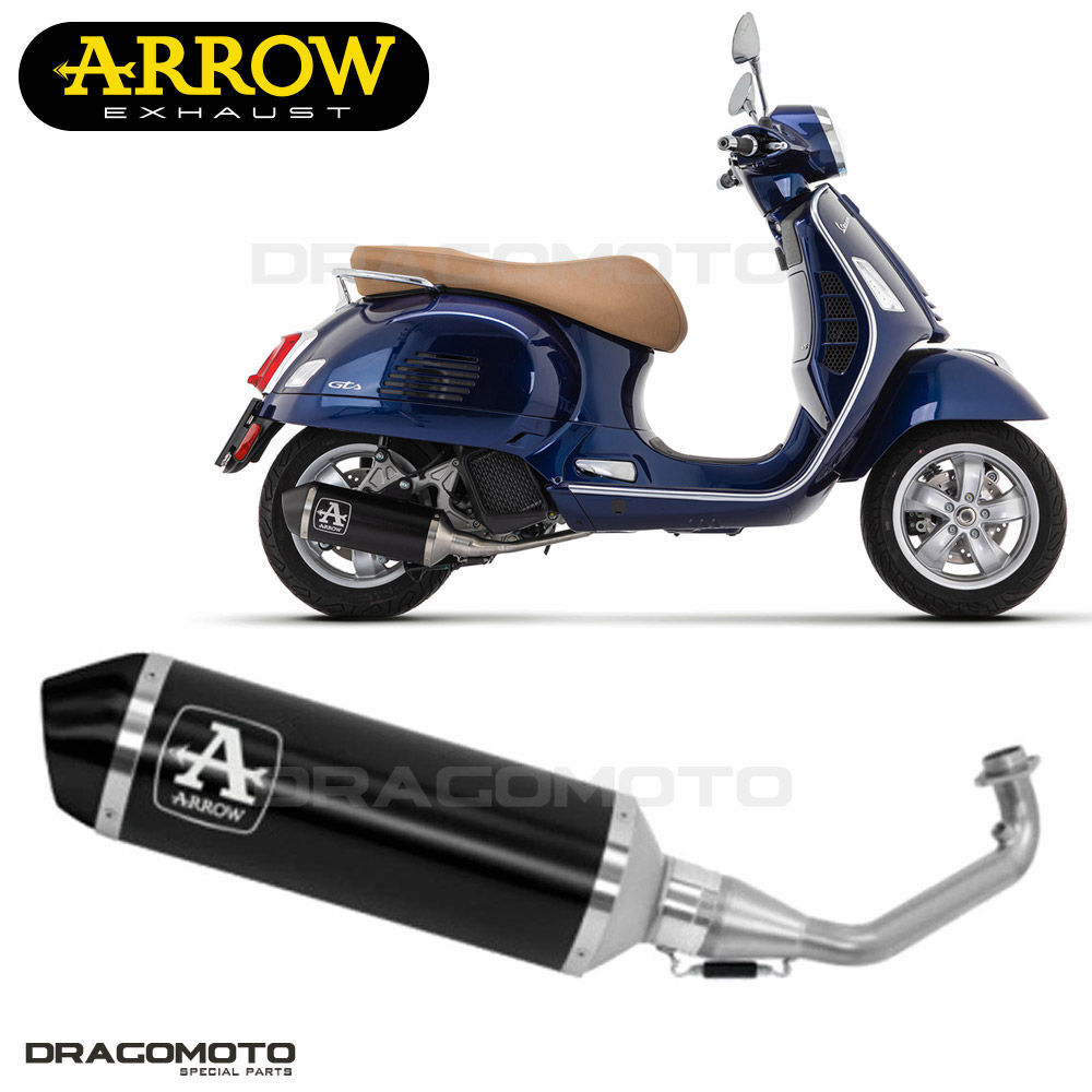 Impianto completo PIAGGIO VESPA GTS 125I.E. 2021 2022 ARROW ALU Nero URBAN