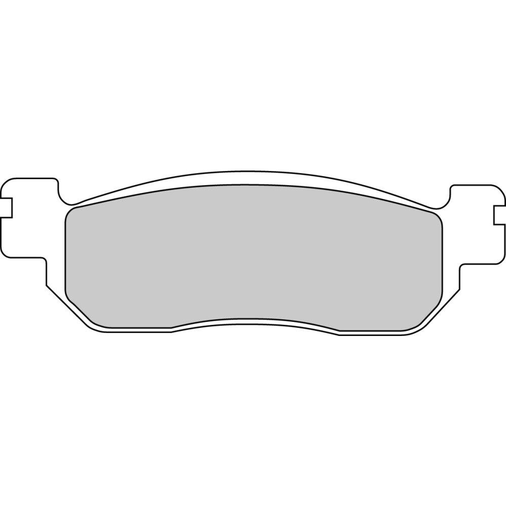 PASTIGLIE FRENO FERODO FDB2083P PLATINUM FOR YAMAHA 250 X MAX 2010-2016