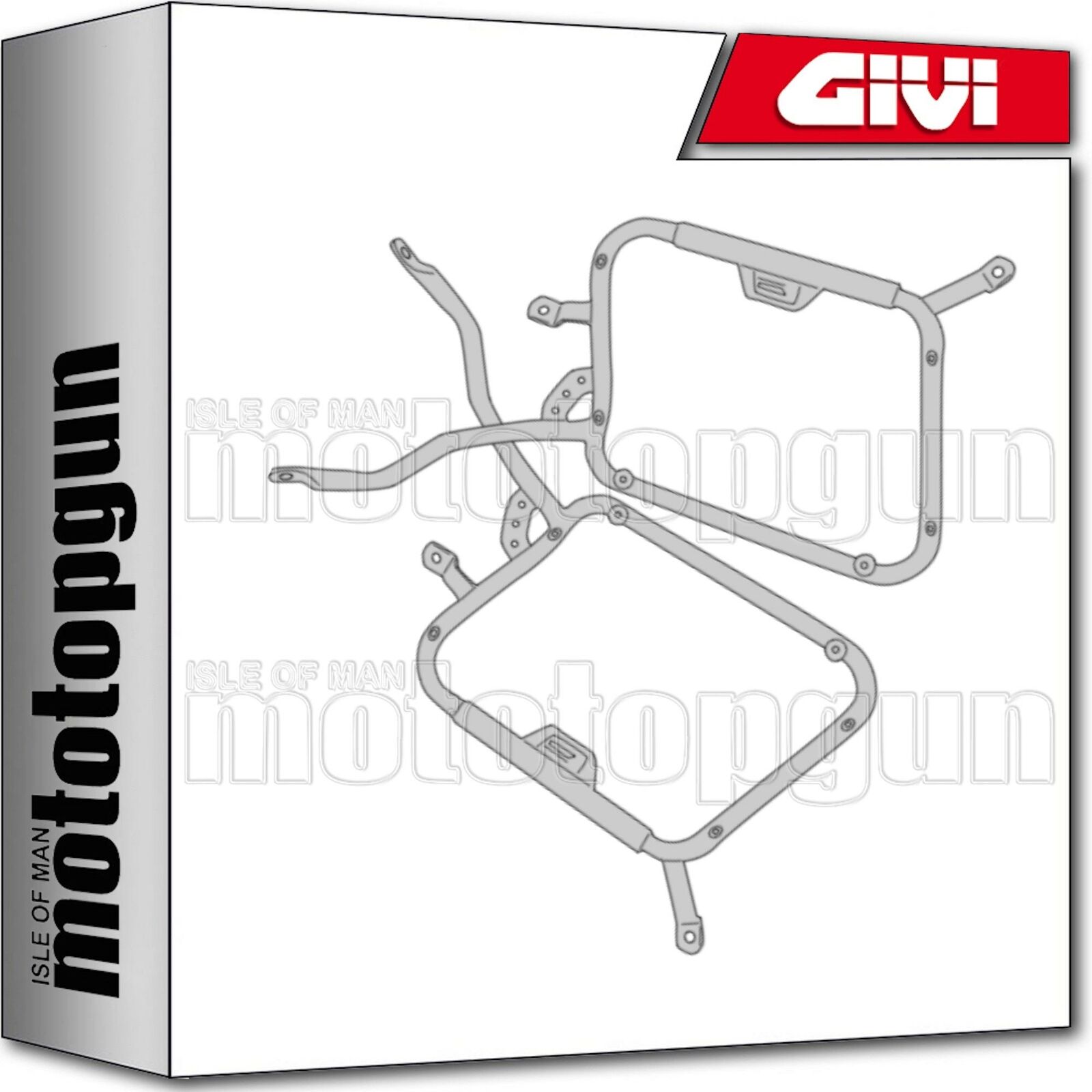 GIVI PORTAVALIGIE RAPIDA V35 V37 MONOKEY YAMAHA MT07 MT-07 TRACER 2019 19