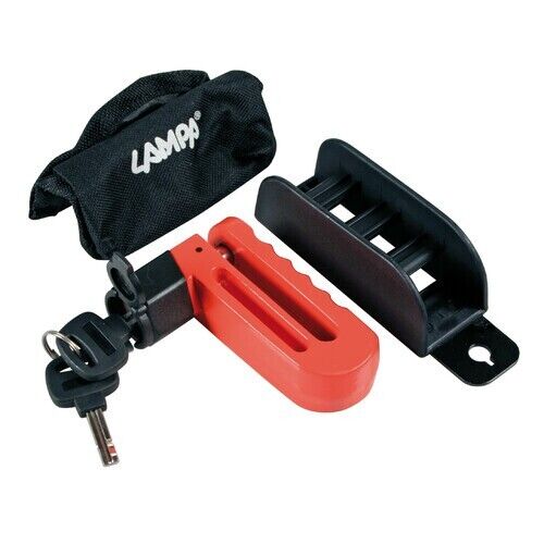 LAMPA  Lucchetto bloccadisco antifurto moto e scooters - Perno  10 mm - NUOVO