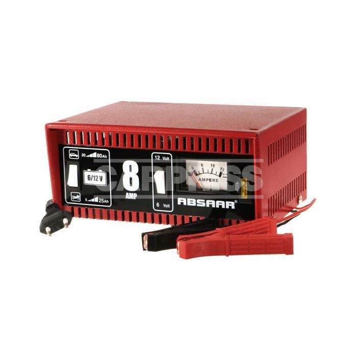 ABSAAR Carica batterie standard 6/12V 8 AMP