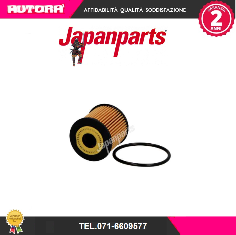 FOM00S Filtro olio adatto a Smart (MARCA-JAPANPARTS)