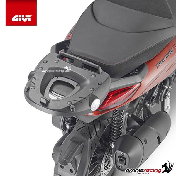 Rear rack Givi top cases Monolock Piaggio Beverly 400 HPE 2021-2022