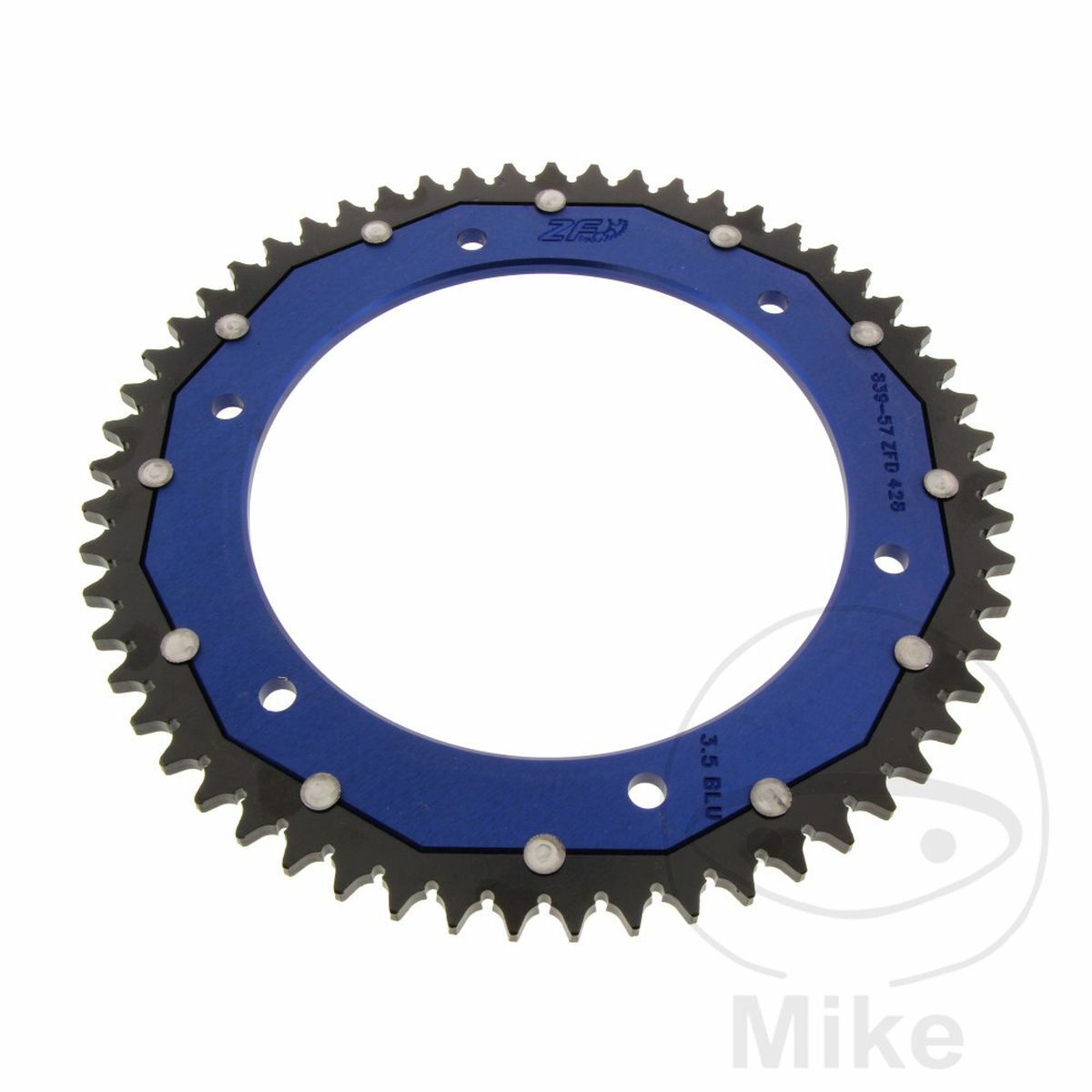 CORONA ZF ZFD-839-57-BLU DUAL 428 Z57 BLU FOR YAMAHA 125 DT RE 2004-2006