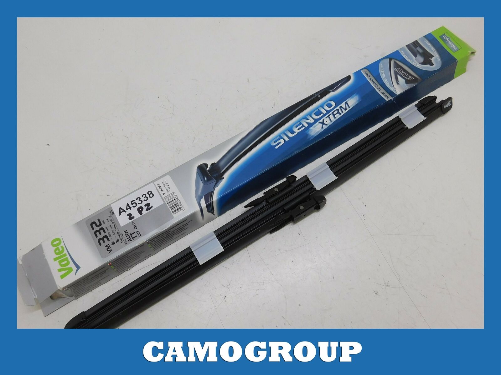 COPPIA SPAZZOLA TERGICRISTALLO COUPLE WIPER BLADE VALEO AUDI TT 2006 VM332