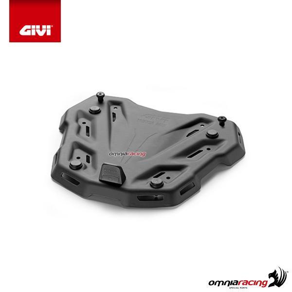 GIVI black aluminium M9 rear rack plate for Monokey cases