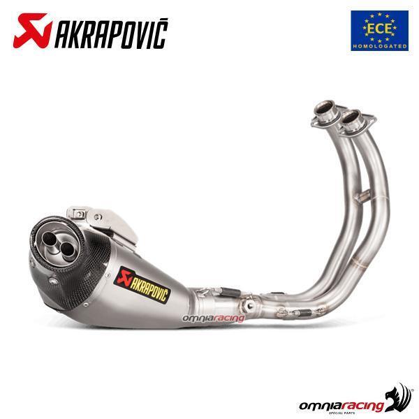 Scarico completo Akrapovic omologato titanio Yamaha XSR700 2016-2020