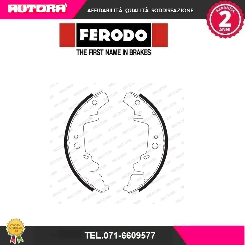 FSB568 Kit ganasce freno post (MARCA FERODO).