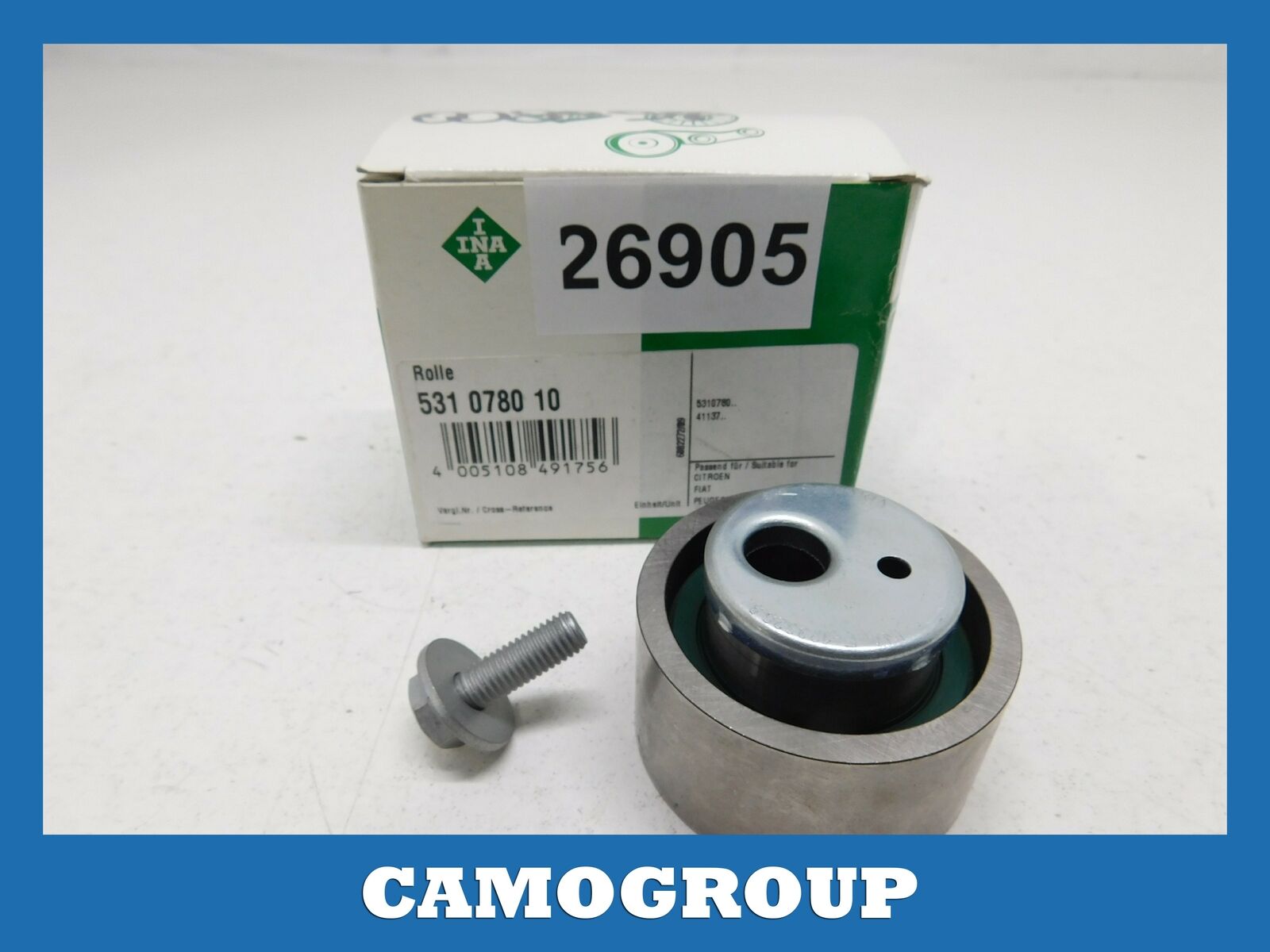 RULLO TENDITORE CINGHIA DENTATA TIMING BELT TENSIONER PULLEY FIAT SCUDO ULYSSE