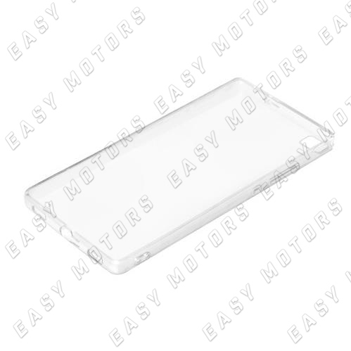 Clear Cover cover trasparente rigida con cornice in gomma Huawei P8