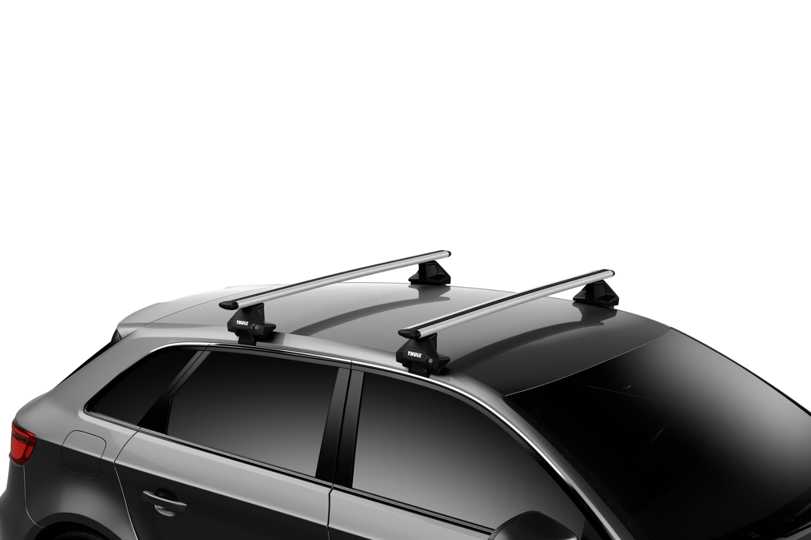 Barre portatutto THULE EVO WingBar Grigio Audi Q4 ETRON Sportback 2022 tetto