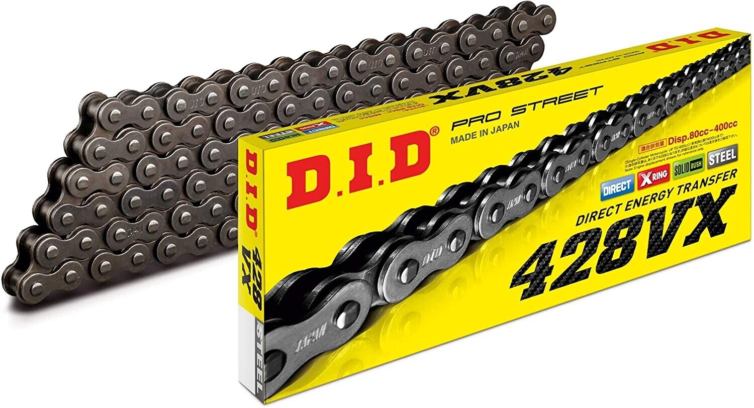 Catena Trasmissione X-ring DID 428VX/120 con chiusura a Clip
