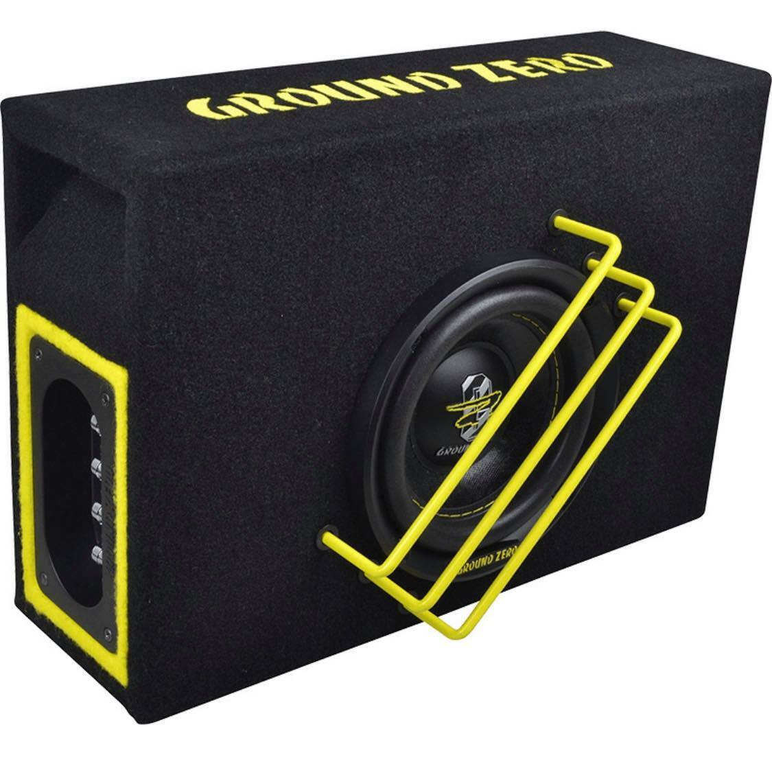 Ground Zero Subwoofer GZRB 16SPL in cassa piccola  flat sottile 350 Watt rms