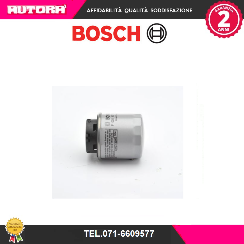 F026407181 Filtro olio (MARCA-BOSCH).