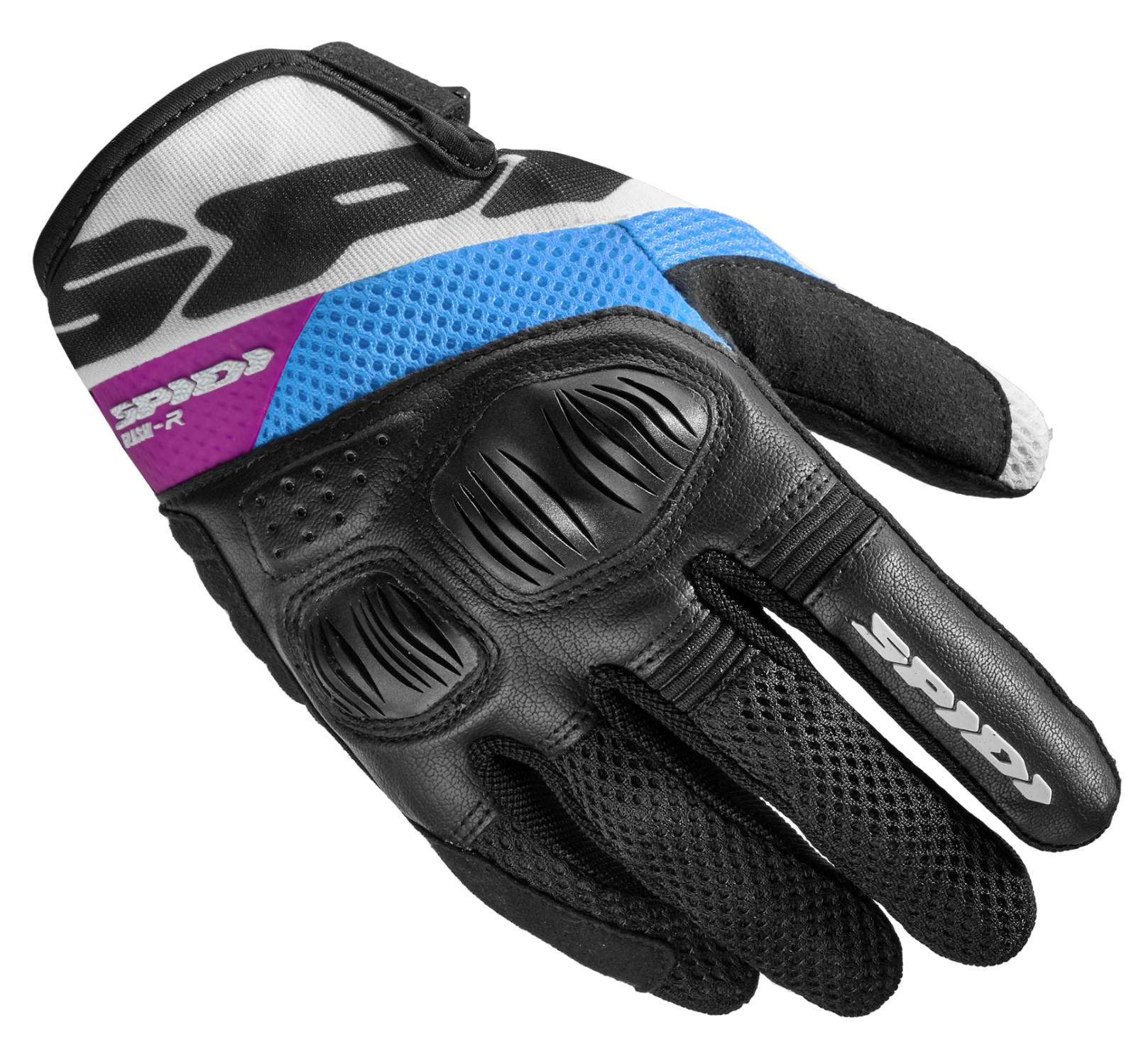 GUANTI GLOVES ESTIVI LADY FLASH-R EVO NERO FUCSIA  SPIDI SIZE M