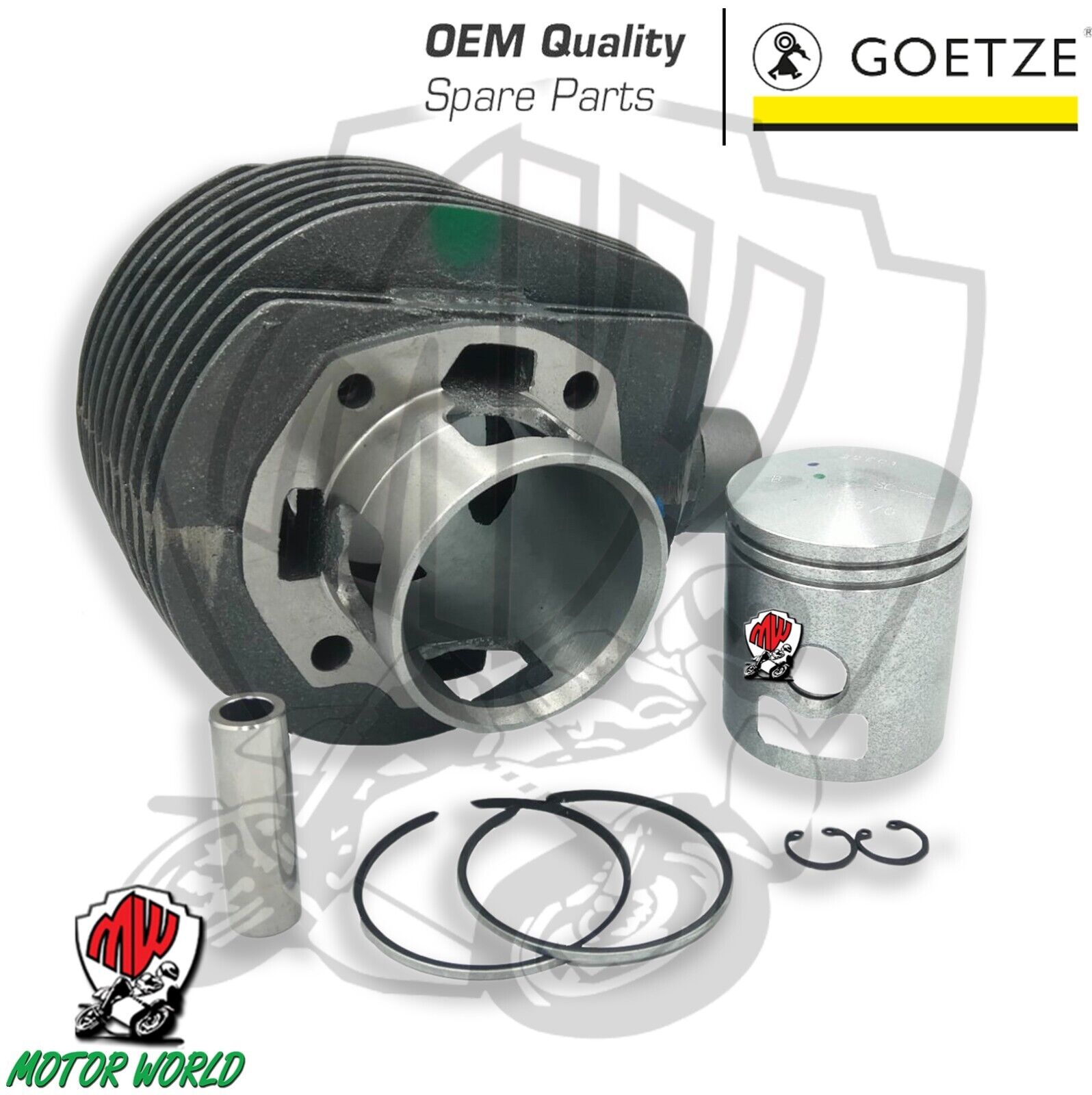KIT GRUPPO TERMICO CILINDRO PISTONE PIAGGIO VINTAGE VESPA PX 150 E 1981 - 1997