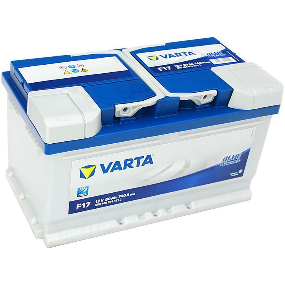 Batteria Auto Varta Blue Dynamic F17 12V 80ah 740A 580406074 315x175x175mm