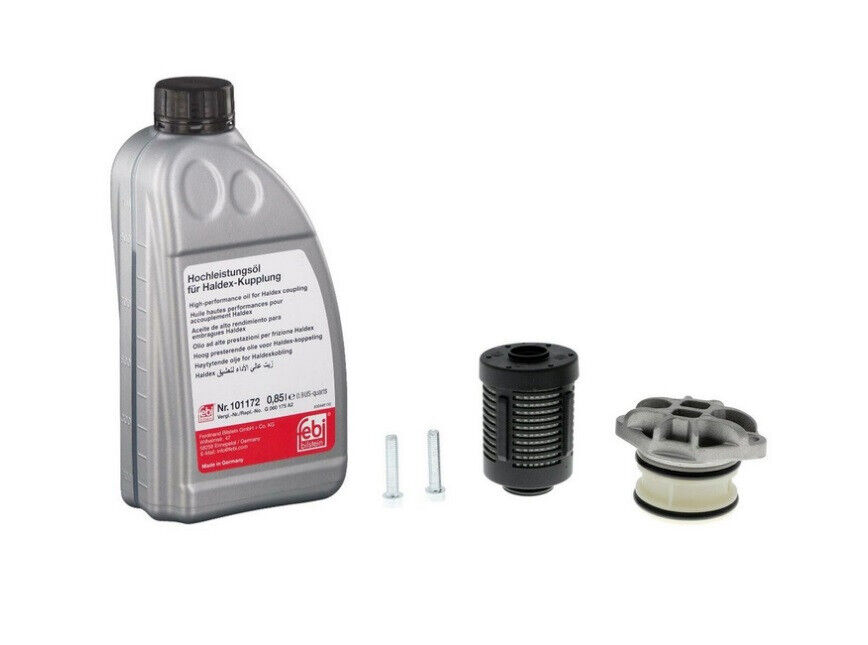 Kit Manutenzione Haldex Gen IV 4 Filtro + Olio Febi Bilstein Audi Seat Skoda VW