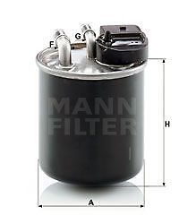 Filtro carburante - MANN-FILTER WK 820/20
