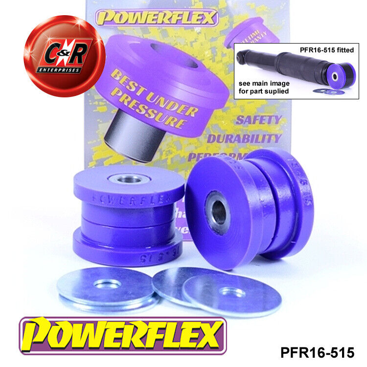 Powerflex Rrshock Ammortizzatore Topmnt Spazzole per Fiat 500 US Modelli, Abarth
