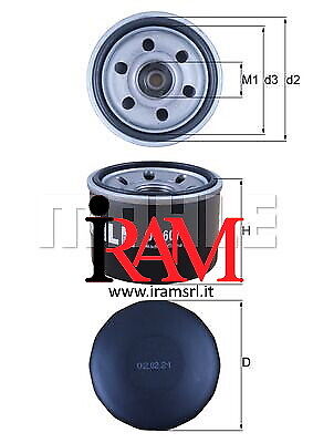 FILTRO OLIO KNECHT - OC 607 -