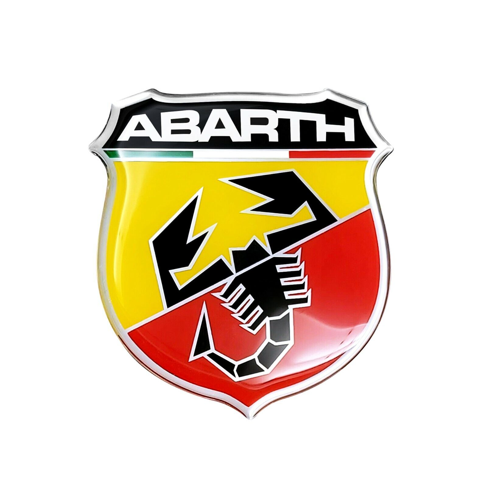 Adesivo per Abarth Ufficiale 3D Scudetto da 50 mm