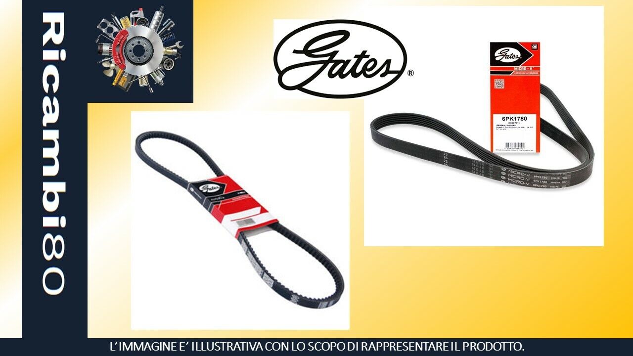 Cinghia Servizi MERCEDES  S204 SERIE C 220 CDI GATES 6PK2260