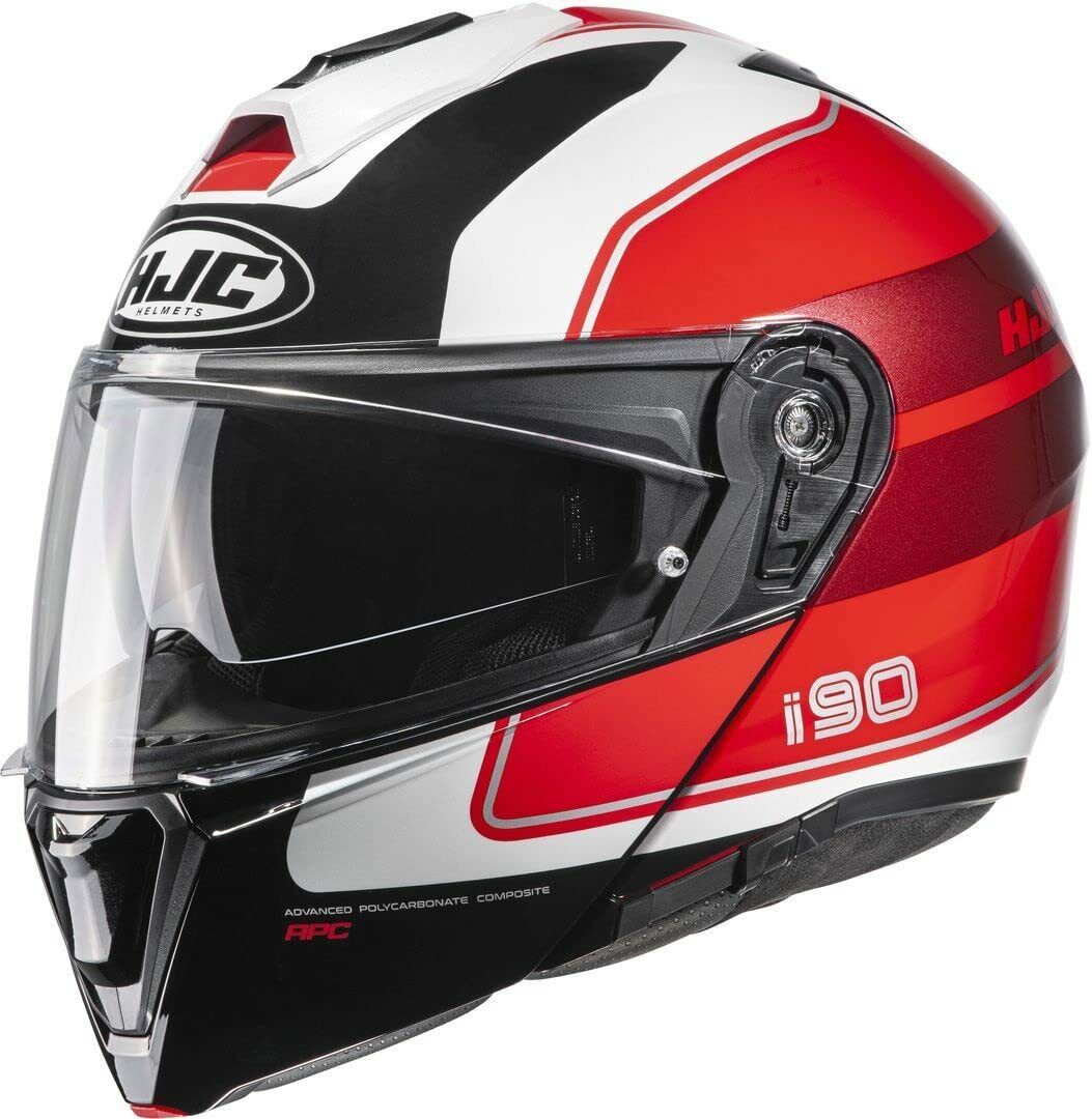 CASCO HELMET MOTO MODULARE HJC I90 WASCO MC1TAGLIA XS