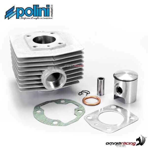 Kit gruppo termico Polini cromato D.46 per Motobecane M16 2T raffreddato ad aria