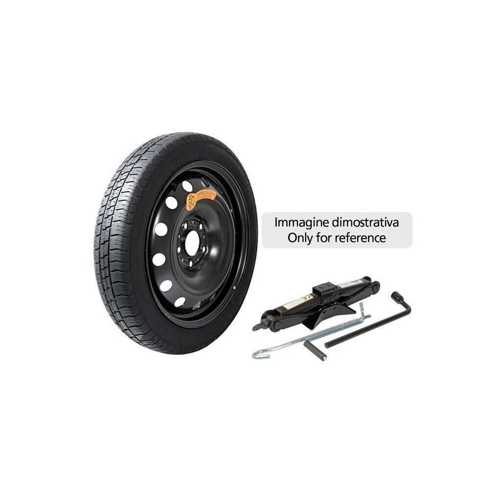 Kit ruotino di scorta in acciaio 155/90 R17 per Discovery Sport solo cerchi 17