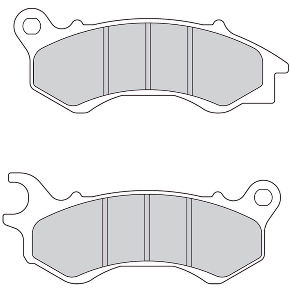 COPPIA PASTIGLIE FRENO ORGANICHE BCR 3130 FOR HONDA 110 NHX LEAD 2010-2011