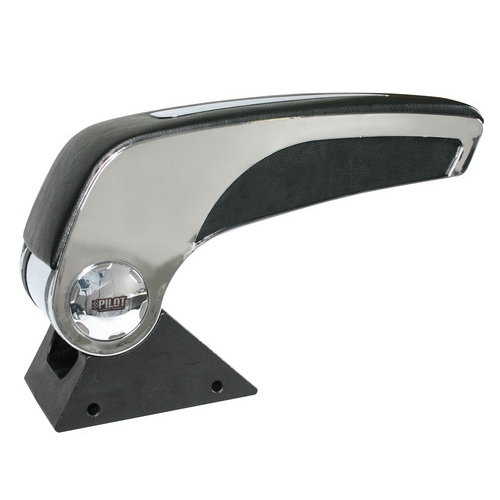 BRACCIOLO UNIVERSALE CON PORTAOGGETTI NERO/CROMATO LAMPA mod. VENTURA