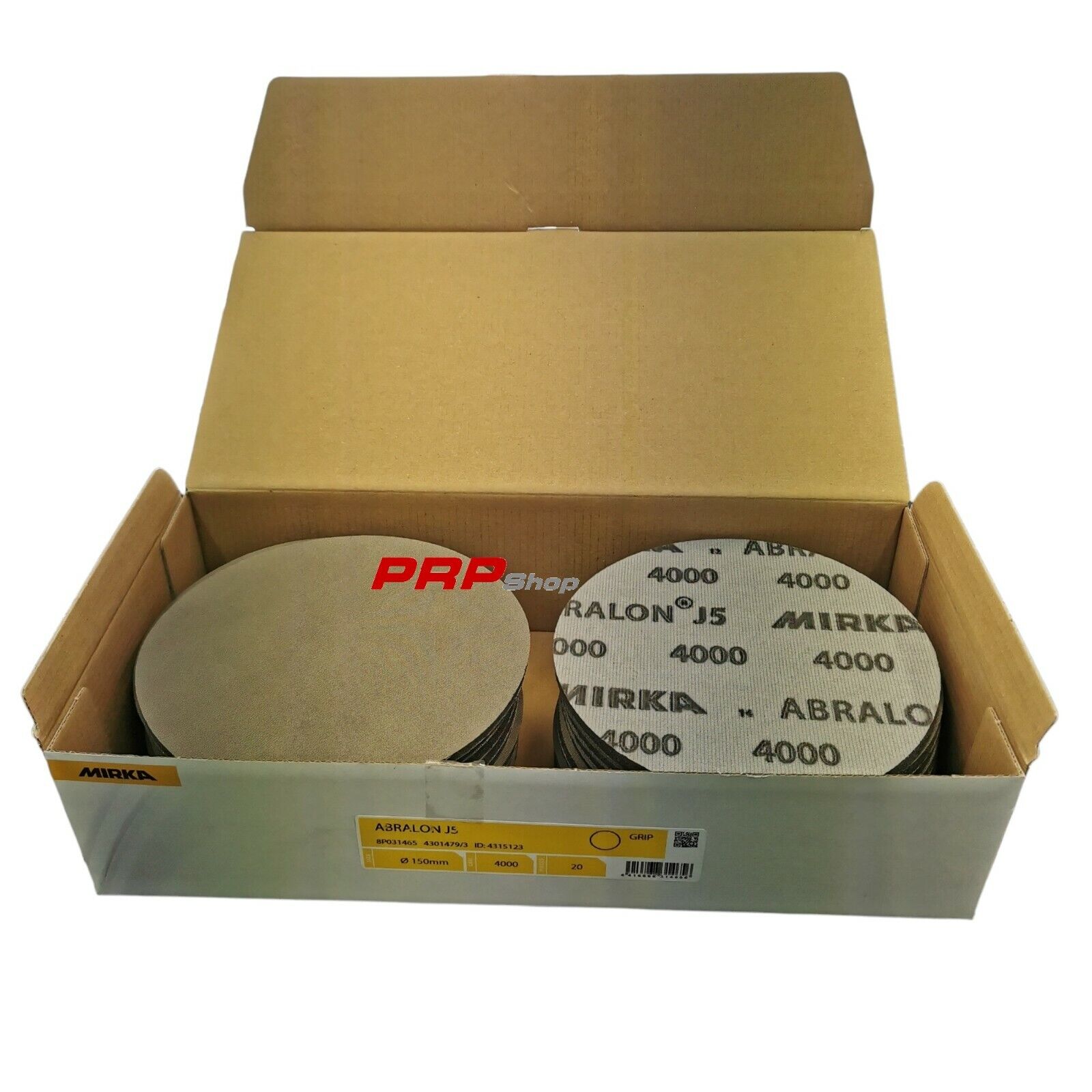 DISCHI ABRASIVO MIRKA ABRALON J5 150MM P4000 PEZZI 10 - 8P031465 MICROFINITURE