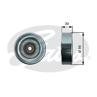GATES T36415 TENDITORI + PULEGGE Mitsubishi Lancer berlina/wagon (cs0a/w)(2003->