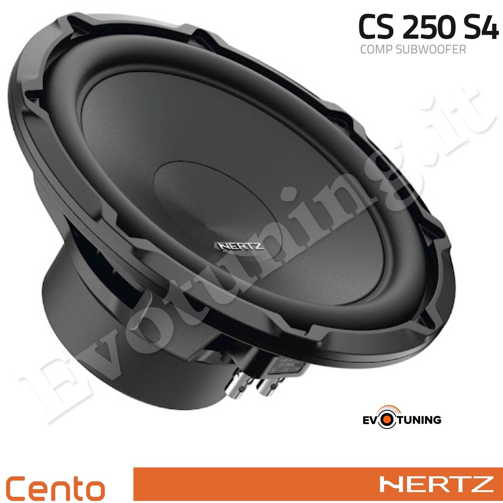 Hertz CS 250 S4 Subwoofer 25 cm 250 mm 600W 4 Ohm Altoparlante Sub Serie cento