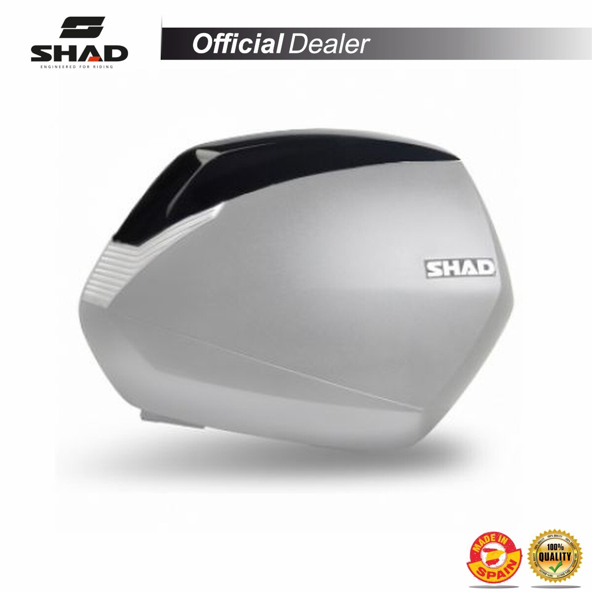 ACCESSORIO SHAD D1B36E21 COPPIA COVER PER VALIGIE SH36 VERNICIATE COLORE NERO