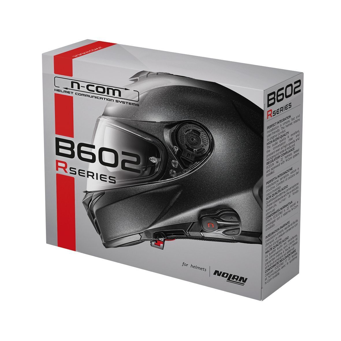 Interfono N-COM B602 R TWIN PACK Bluetooth per Caschi Nolan/Grex
