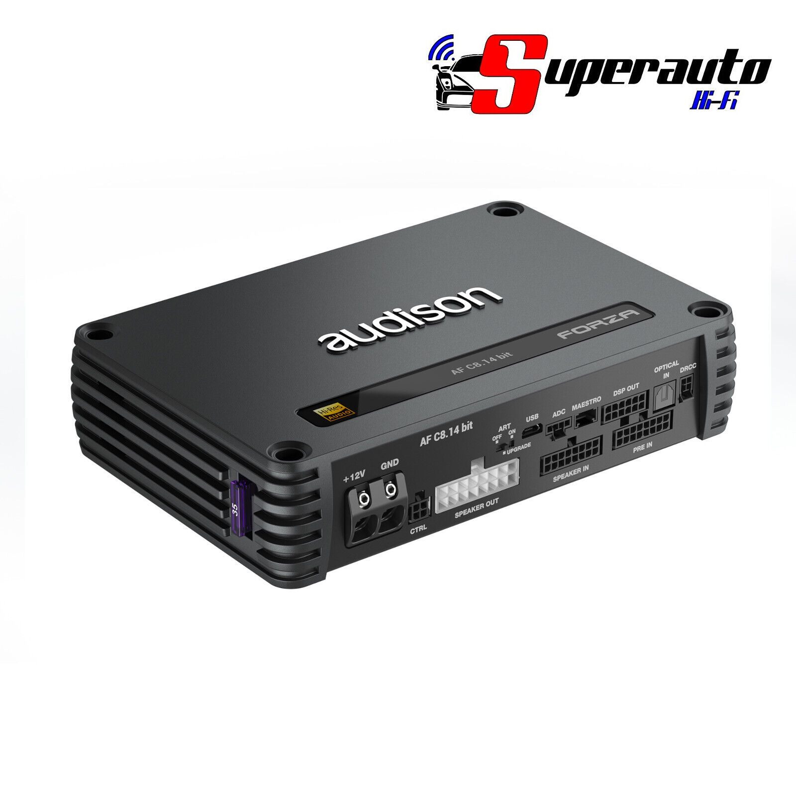 AUDISON FORZA AF C8.14 bit AMPLIFICATORE 8 canali con DSP 14 canali 800 W a 2 Ω