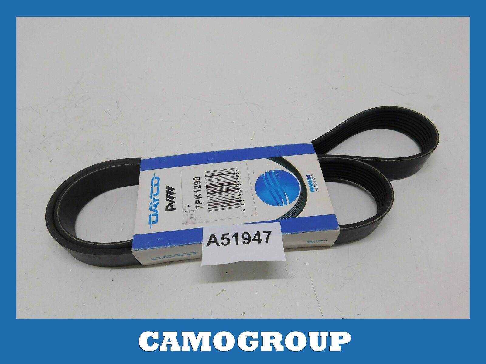 CINGHIA SERVIZI V-RIBBED BELT DAYCO 1290MM FORD GALAXY VOLKSWAGEN GOLF PASSAT