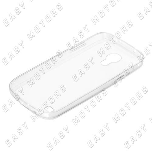 Clear Cover cover trasparente rigida con cornice in gomma Samsung Galaxy S4 Mini