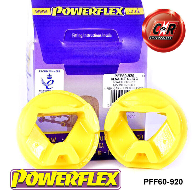 Powerflex Road Inferiore Motore Mnt Inserto Per Renault Scenic II 2003-2009