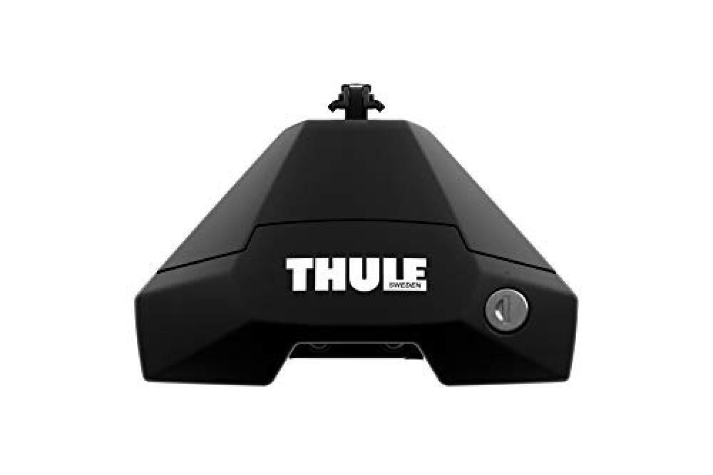 Thule 710500 Piedi per Barre Portatutto, Evo Clamp EROW, Nero, Set di 4 - NUOVO